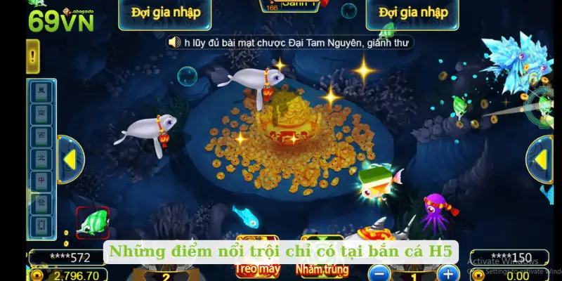 Những điểm nổi trội chỉ có tại bắn cá H5