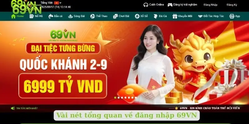 Vài nét tổng quan về đăng nhập 69VN